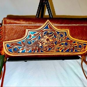 Leather and hair on wallet purse! 😍